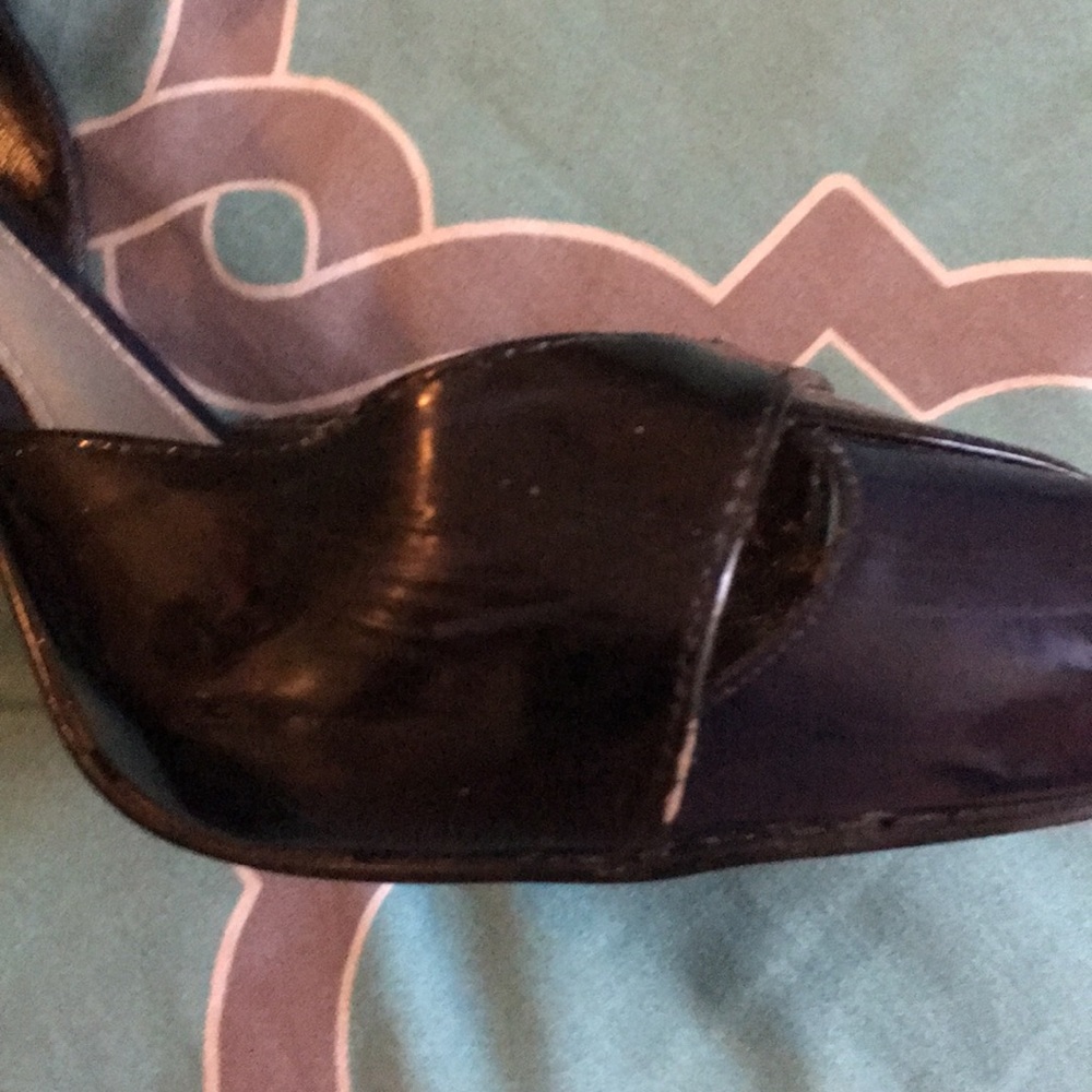 Color Block Peep toe pumps - Picture 3 of 3